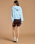 Daily Zip Hoodie in Baby Blue