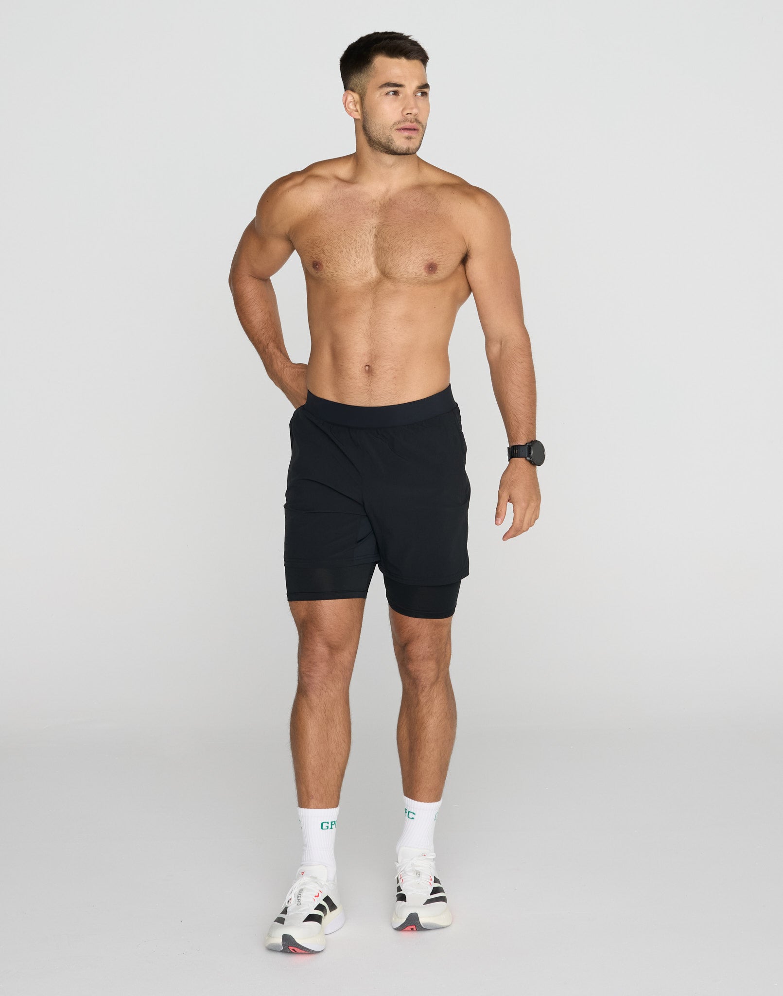 Essential 2in1 6" Shorts in Black
