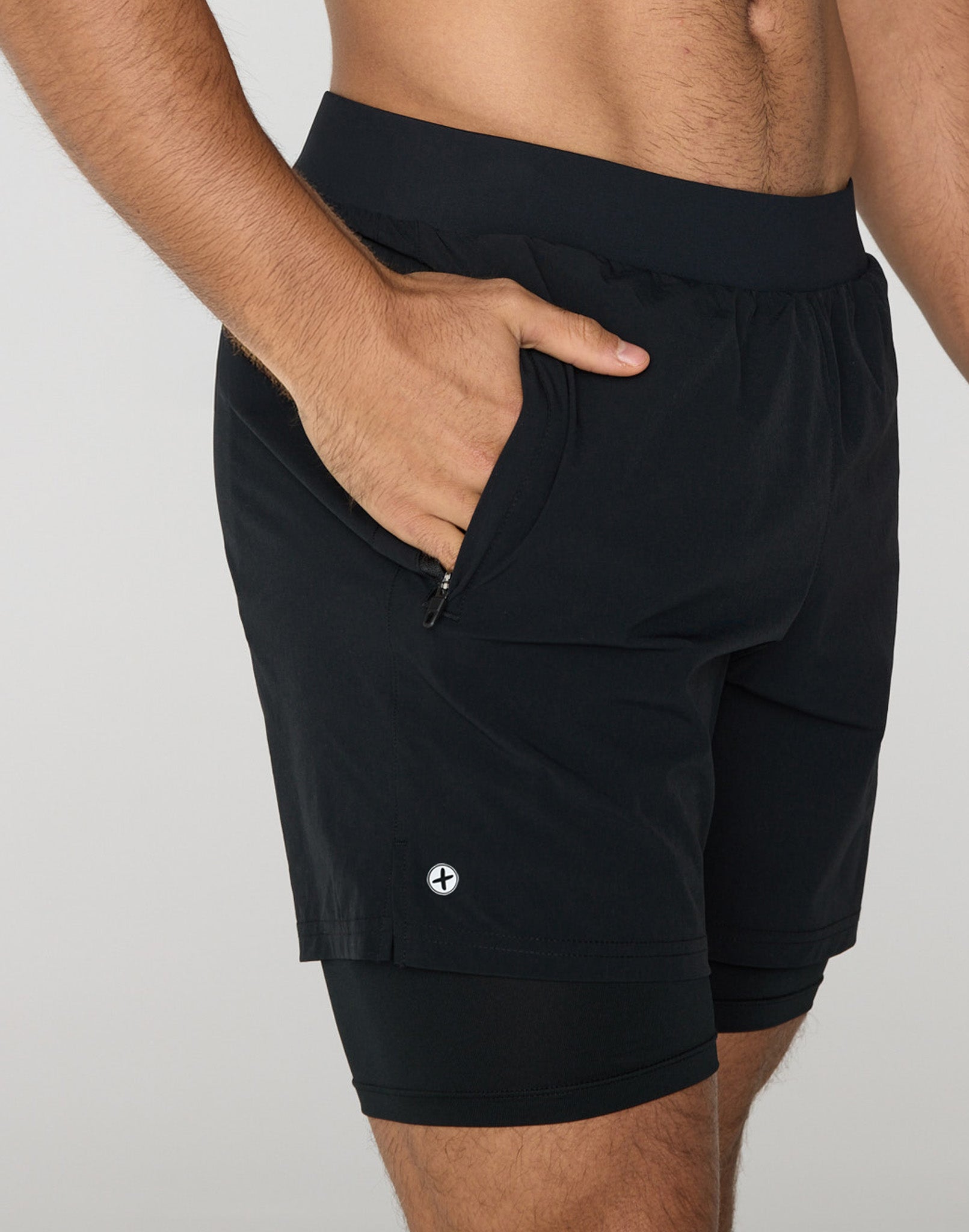 Essential 2in1 6" Shorts in Black