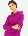 Chill Longline Hoodie in Very Berry