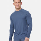 Relentless Long Sleeve Tee in Thunder Blue - Long Sleeves - Gym+Coffee IE