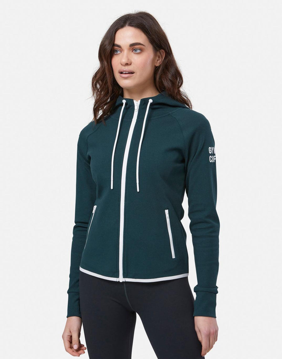 Chill Zip Hoodie in Moss Green - Hoodies - Gym+Coffee IE