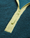 Industry Fleece Half Zip in Deep Teal