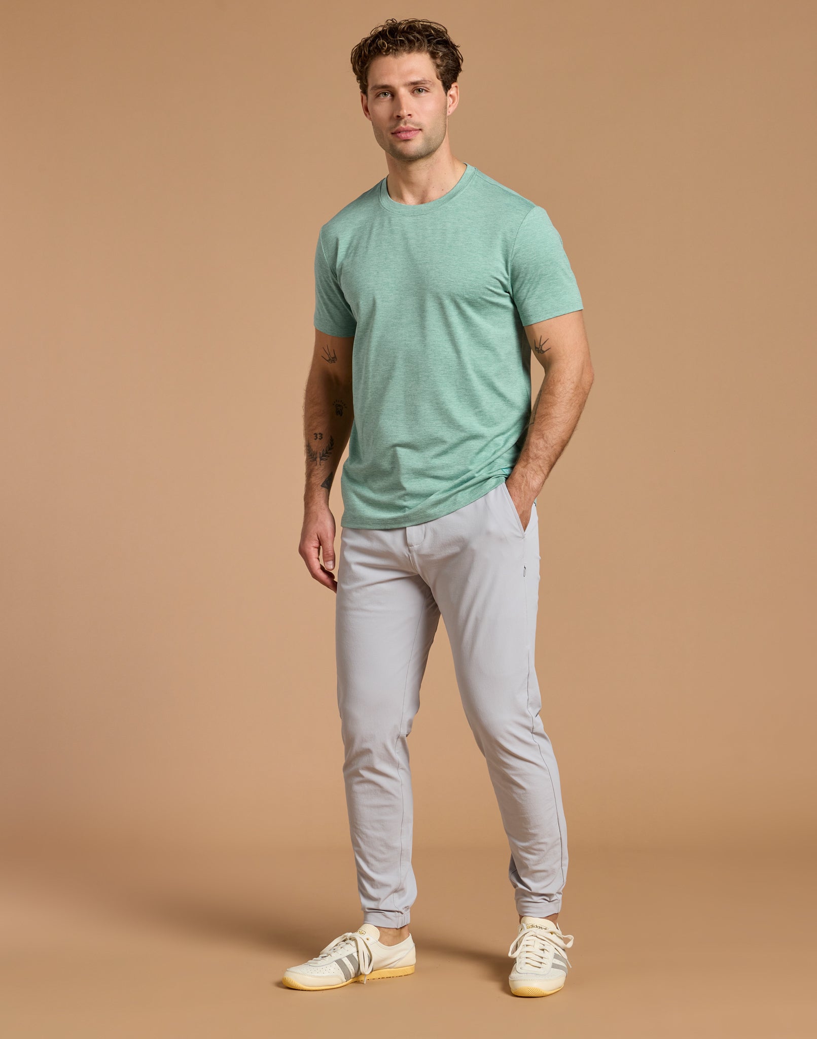 Game Changer Pants in Stone Grey