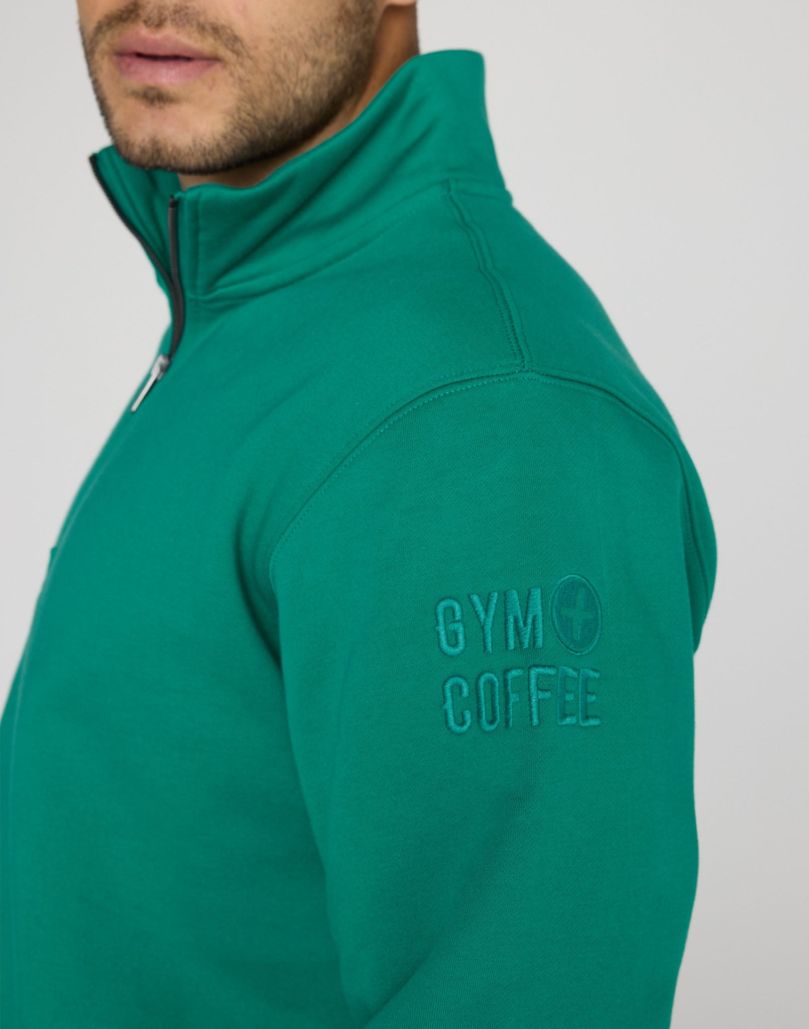 Clubhouse Half Zip in Sprint Green