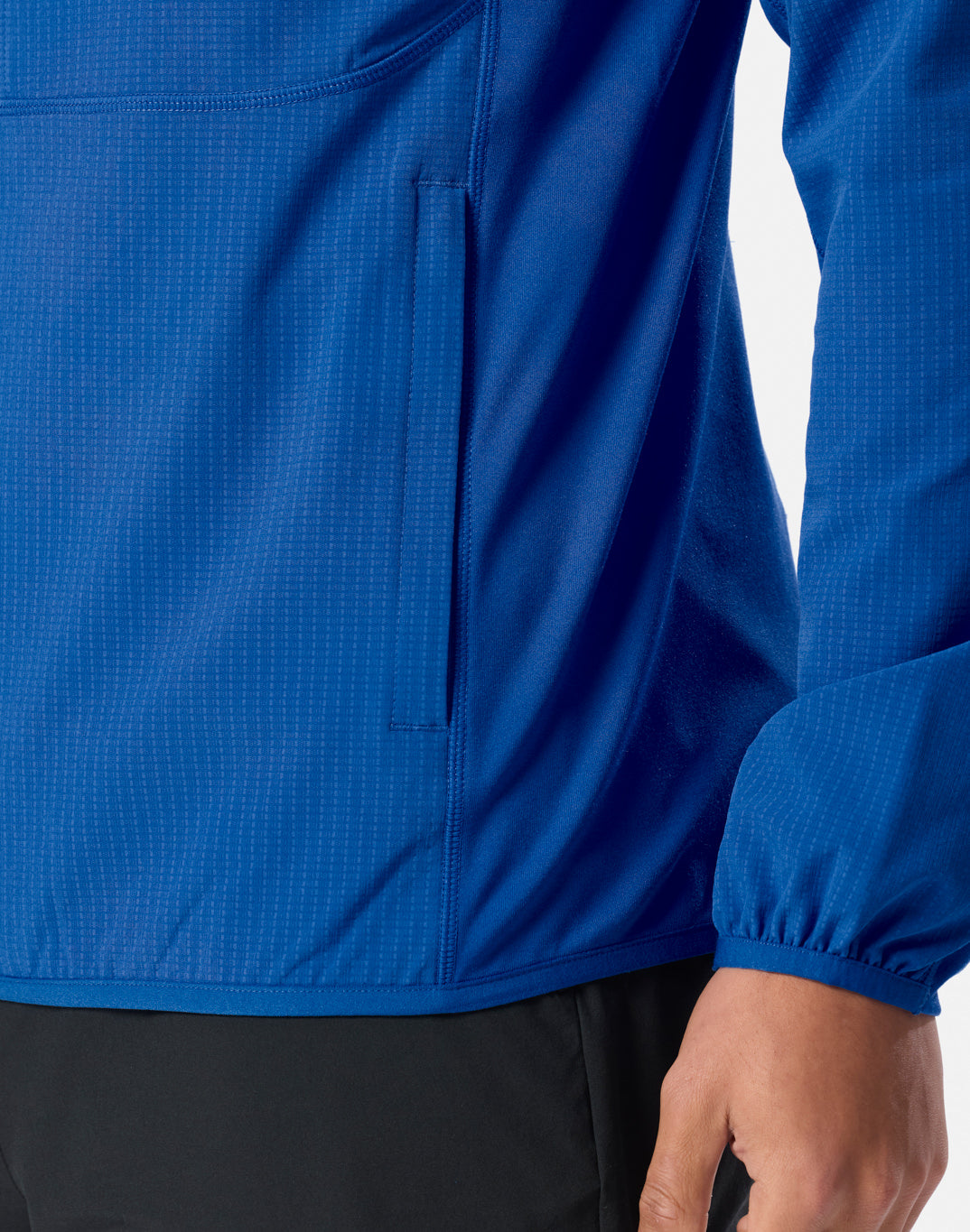 GPC Train Hooded Midlayer in Tidal Blue