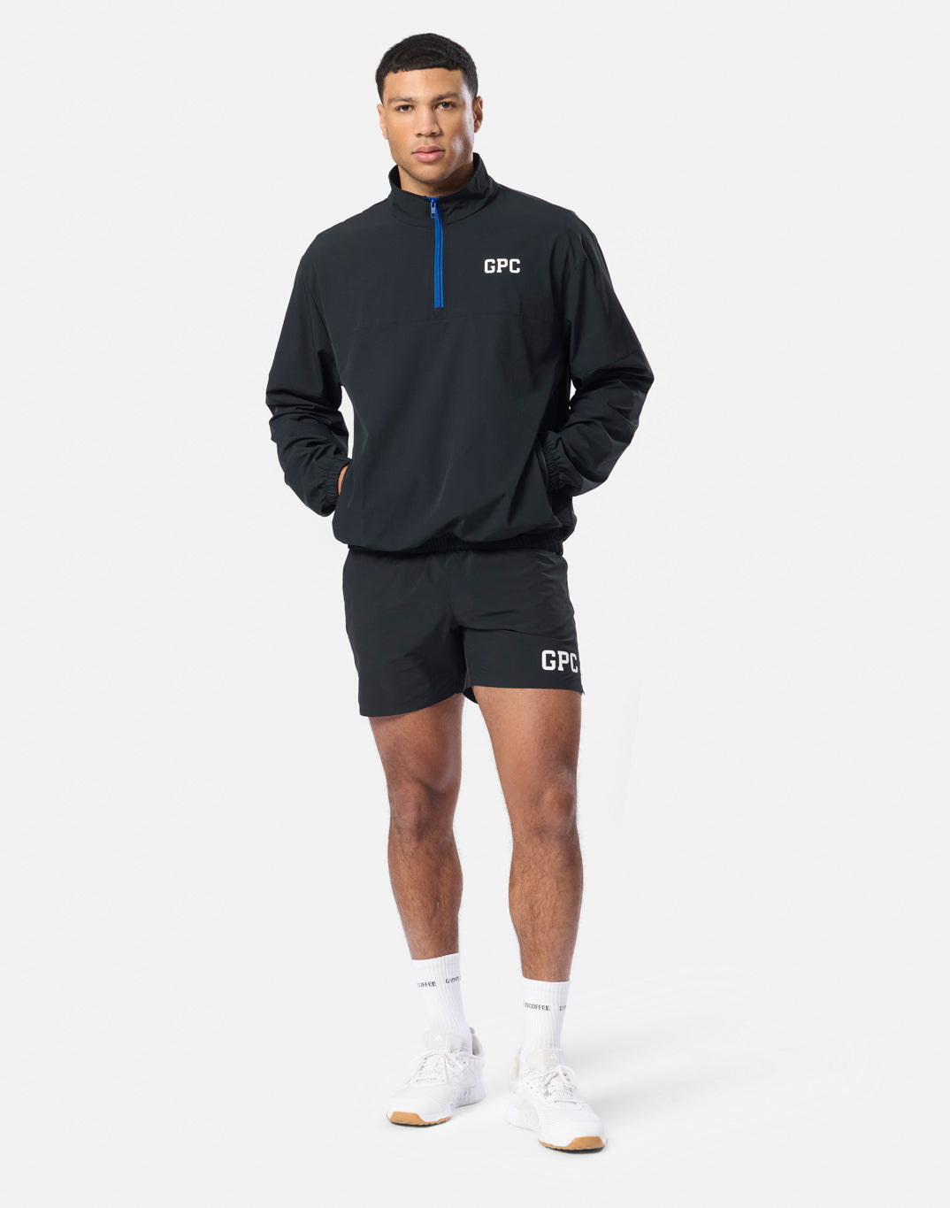 GPC Train Half Zip Jacket in Black