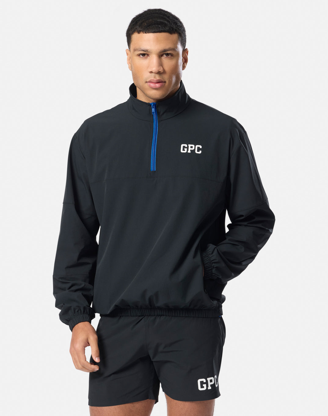 GPC Train Half Zip Jacket in Black