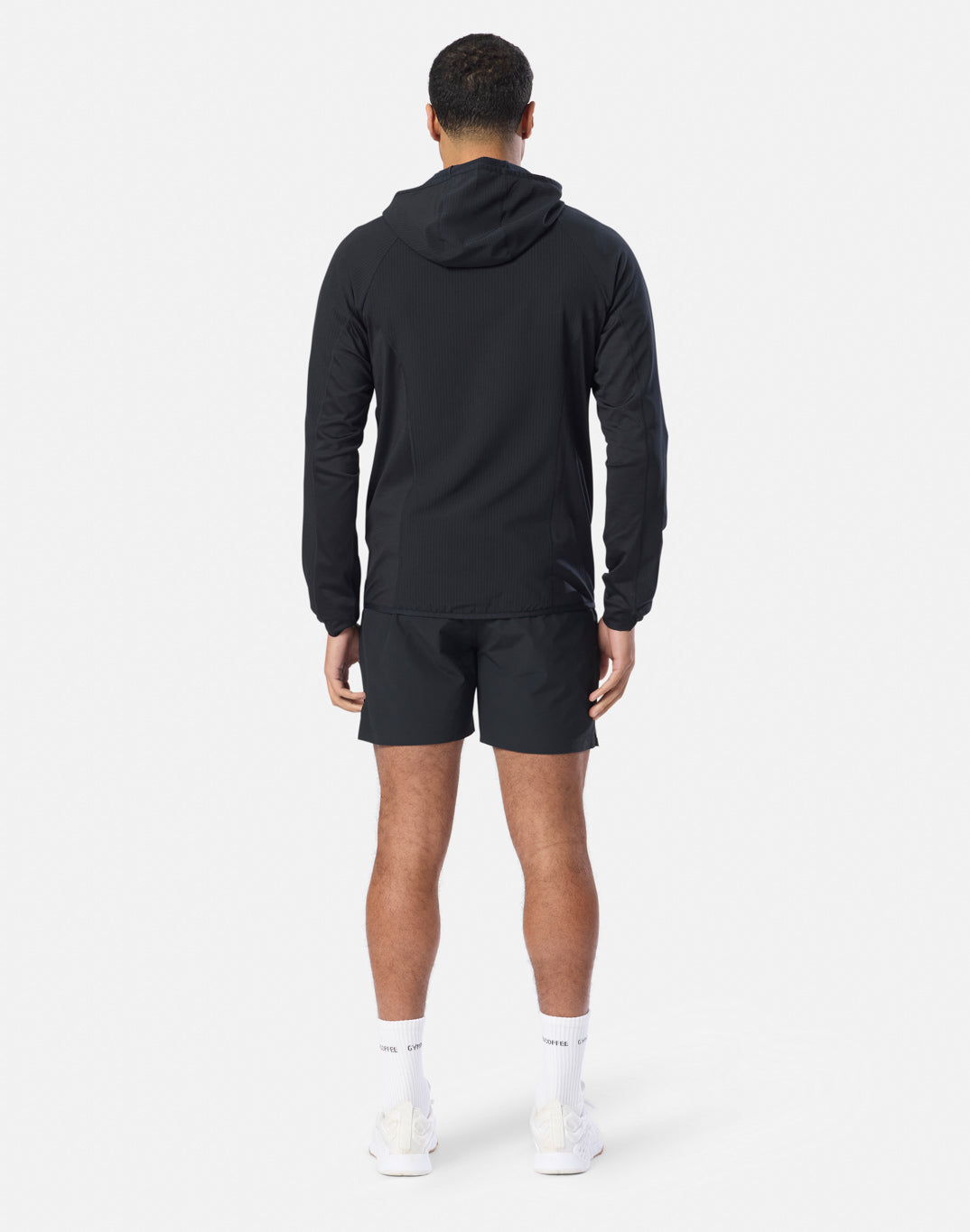 GPC Train Hooded Midlayer in Black