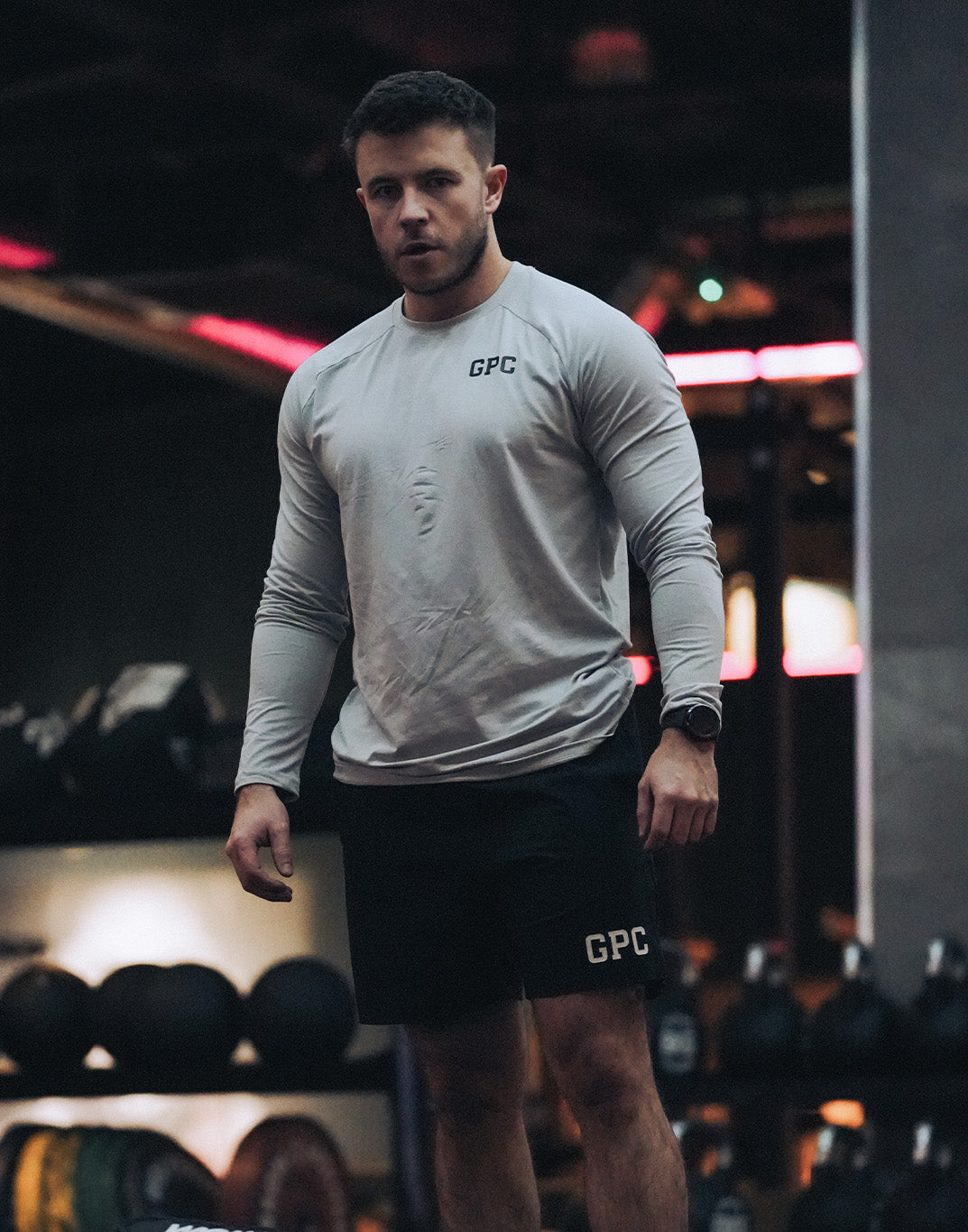 GPC Train Long Sleeve in Stone Grey