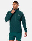GPC Train Hooded Midlayer in Amazon Green