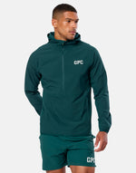 GPC Train Hooded Midlayer in Amazon Green