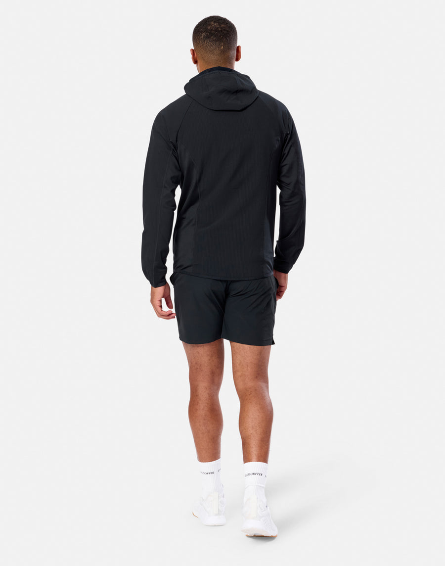 GPC Train Hooded Midlayer in Black