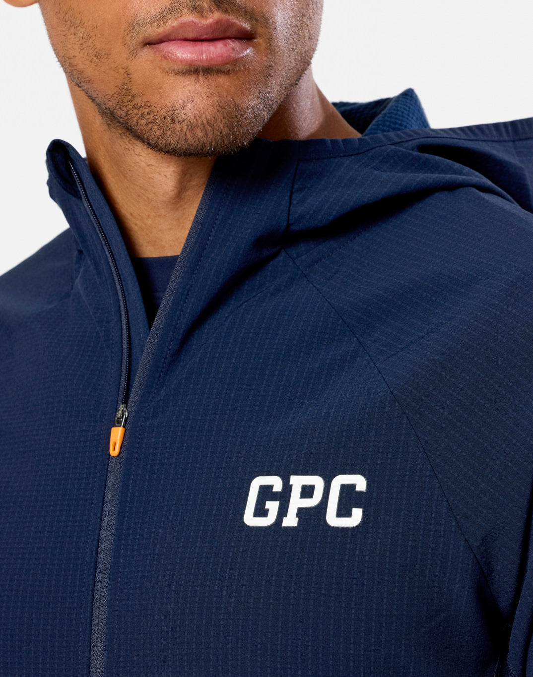GPC Train Hooded Midlayer in Twilight Navy