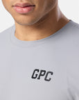 GPC Train Tee in Stone Grey