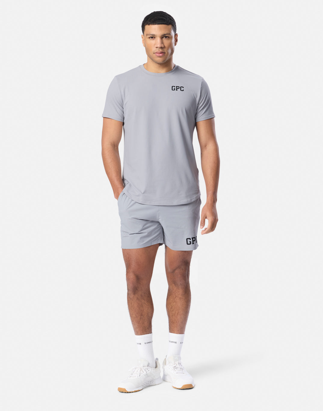 GPC Train Shorts in Stone Grey