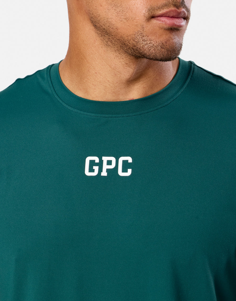 GPC Train Tee in Amazon Green