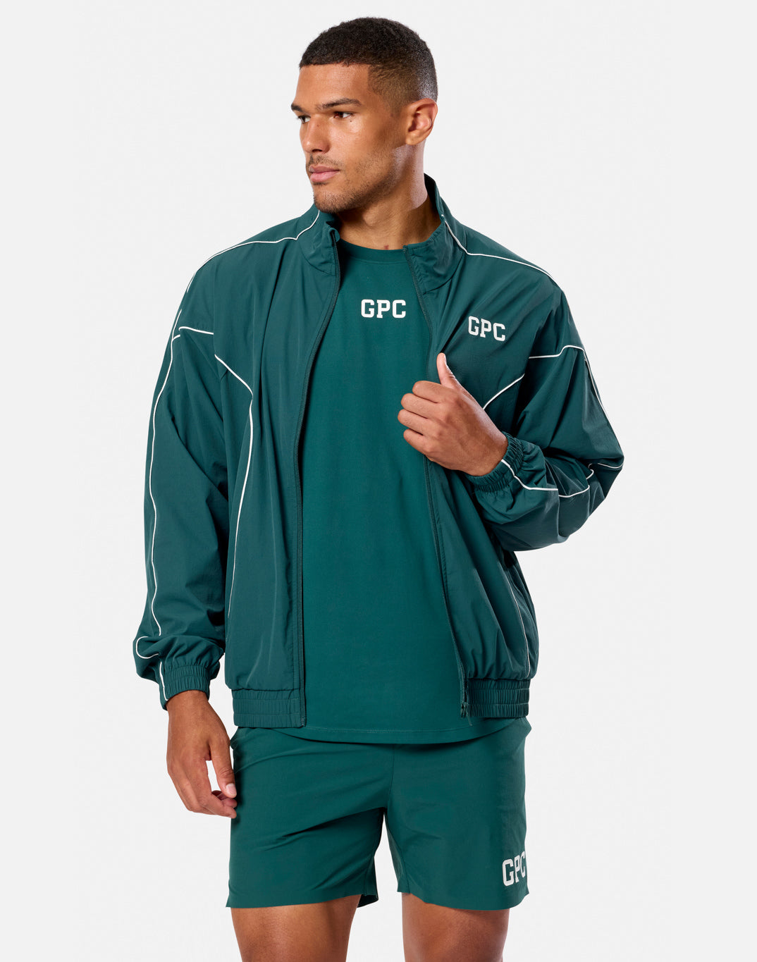 GPC Train Jacket in Amazon Green