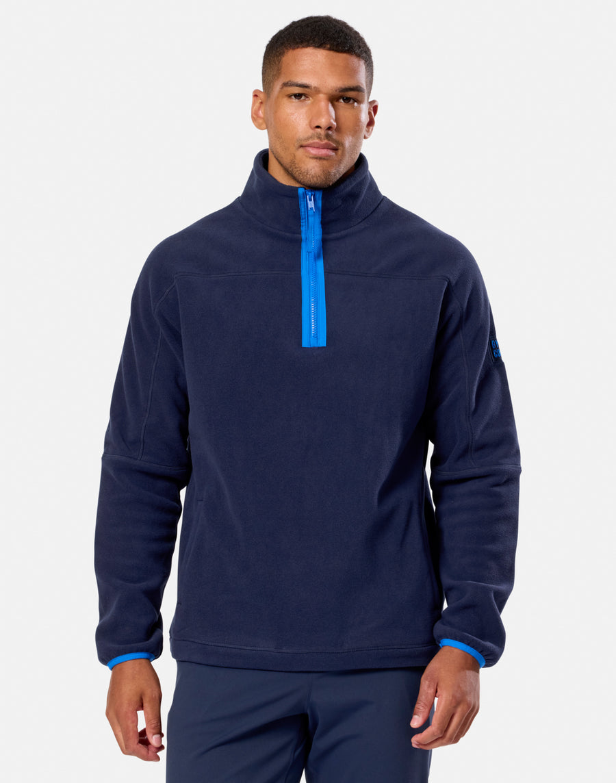 Half Zip Polar Fleece in Twilight Navy