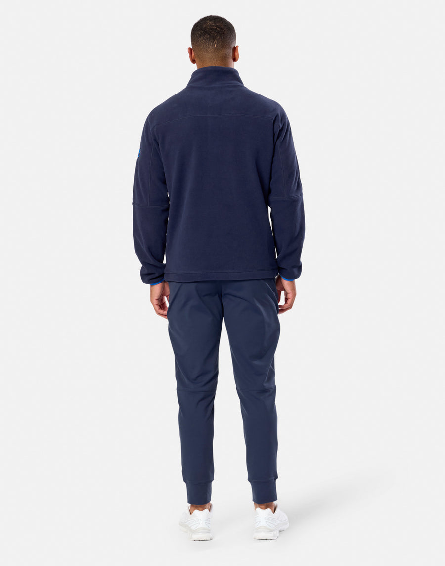 Half Zip Polar Fleece in Twilight Navy