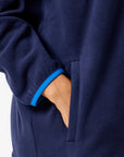 Half Zip Polar Fleece in Twilight Navy