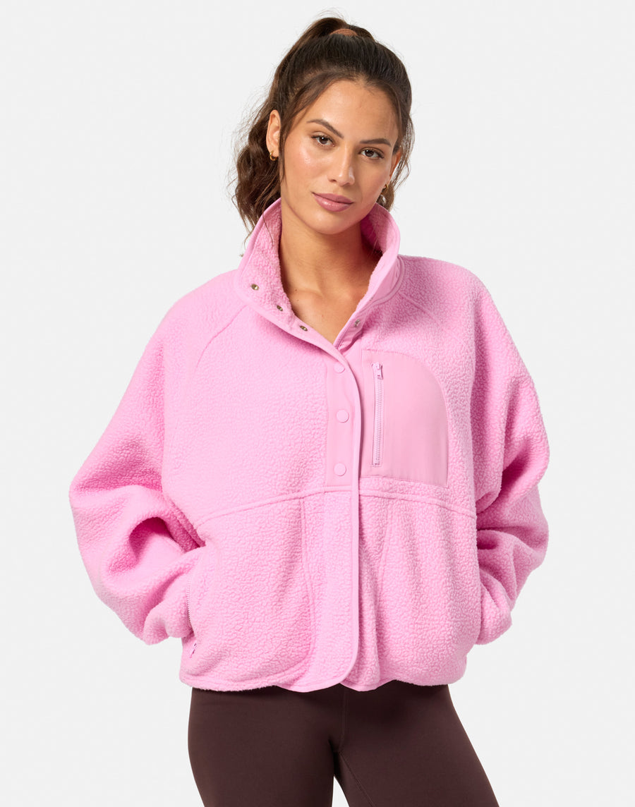 Horizon Layer Up Jacket in Cotton Candy