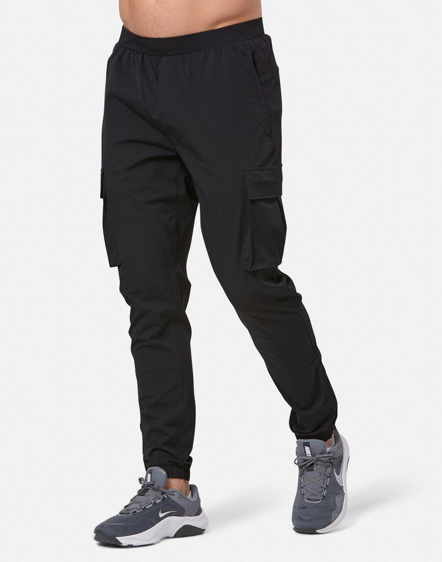 In Motion Cargo in Black - Joggers - Gym+Coffee IE