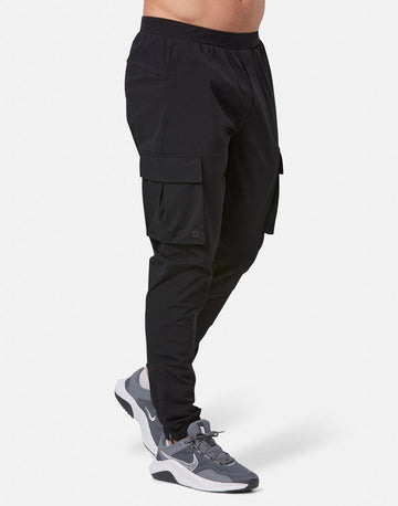 In Motion Cargo in Black - Joggers - Gym+Coffee IE