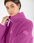 Industry Fleece High Collar Jacket in Crisp Pink - Fleeces - Gym+Coffee IE