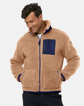 Industry Fleece Jacket in Sandstone