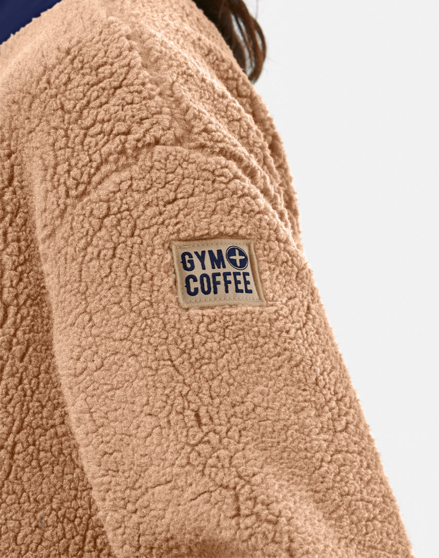 Industry Fleece Jacket in Sandstone