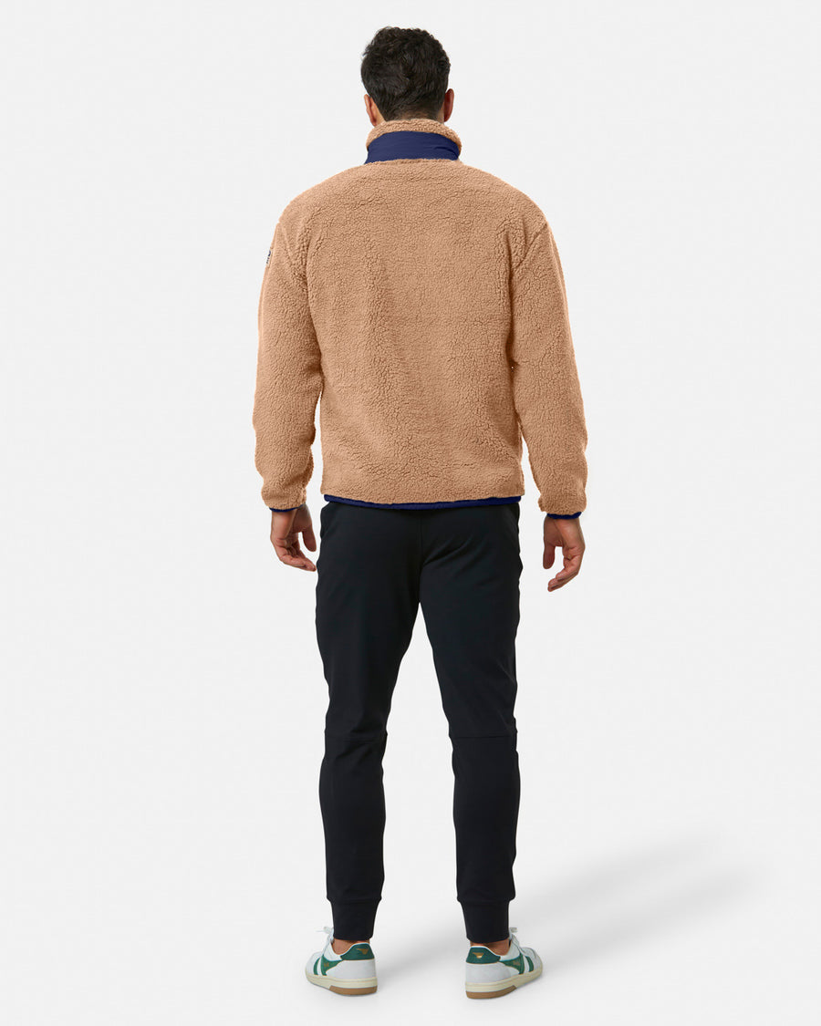 Industry Fleece Jacket in Sandstone