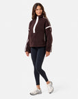 Industry Fleece Half Zip in Mocha Bean