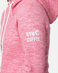 Pink Fleck Zip Hoodie - Hoodies - Gym+Coffee IE