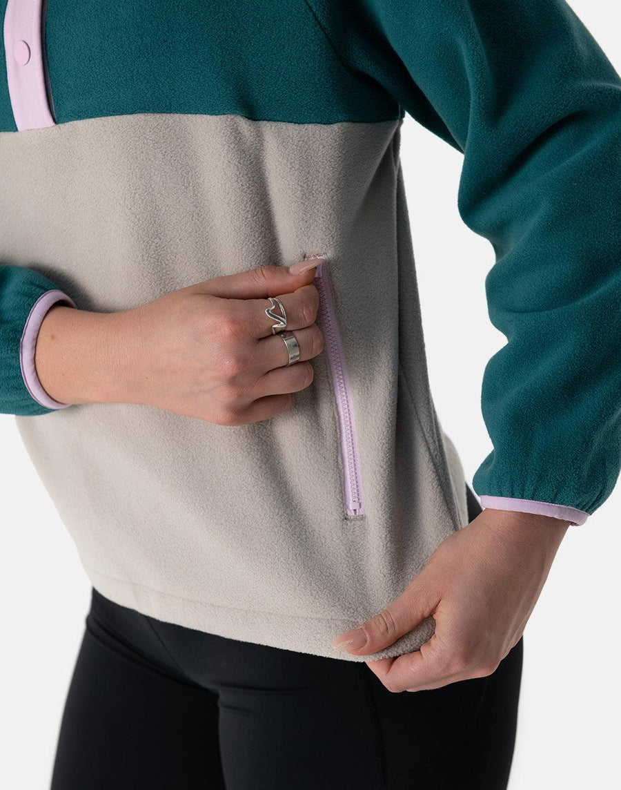 Kin Polar Fleece in Teal - Fleeces - Gym+Coffee IE