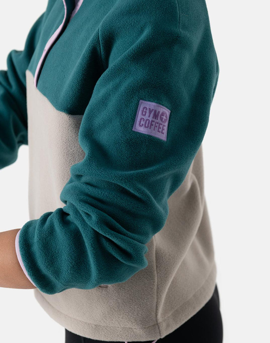 Kin Polar Fleece in Teal - Fleeces - Gym+Coffee IE