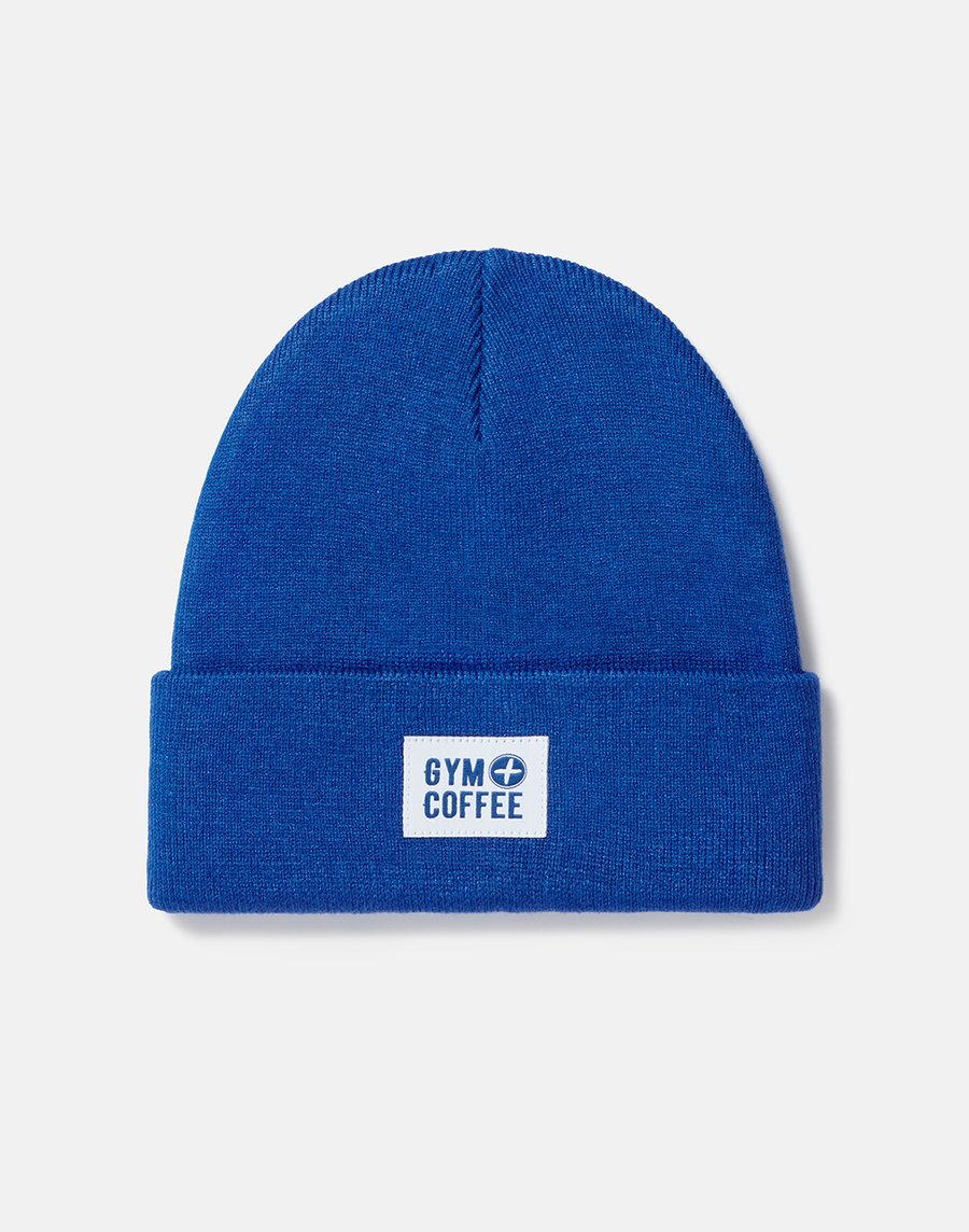 Knit Beanie in Azure Blue