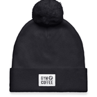 Knit Bobble Beanie in Black - Beanies - Gym+Coffee IE