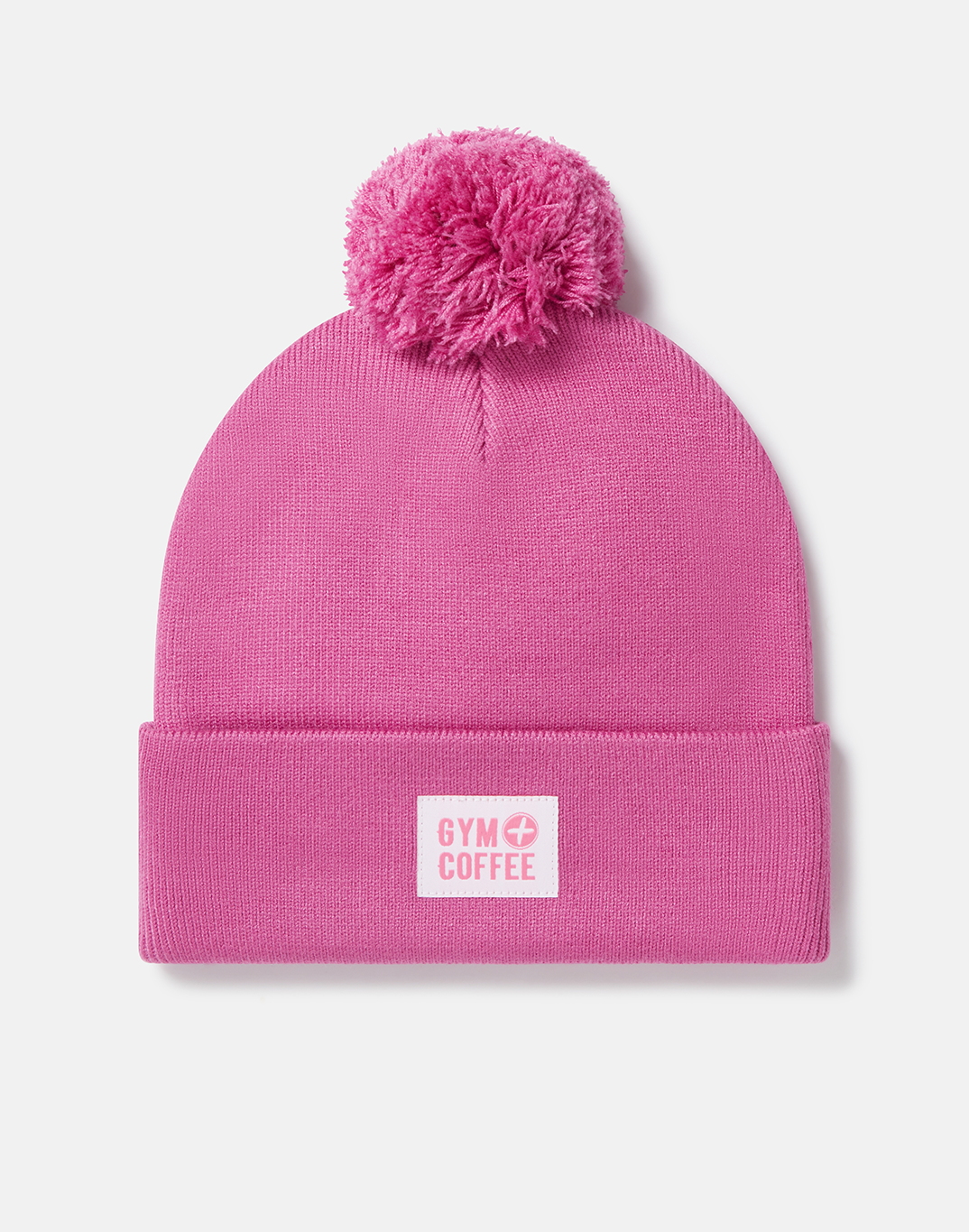 Knit Bobble Beanie in Sangria Sunset