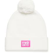 Knit Bobble Beanie in Soft White - Beanies - Gym+Coffee IE