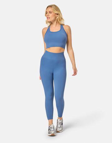 Lotus Bra + Legging Bundle in Oasis Blue