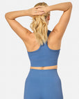 Lotus Lounge Bra in Oasis Blue