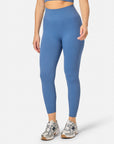 Lotus Lounge 7/8 Legging in Oasis Blue