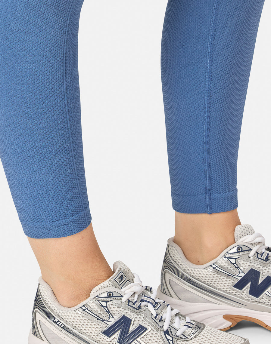 Lotus Lounge 7/8 Legging in Oasis Blue