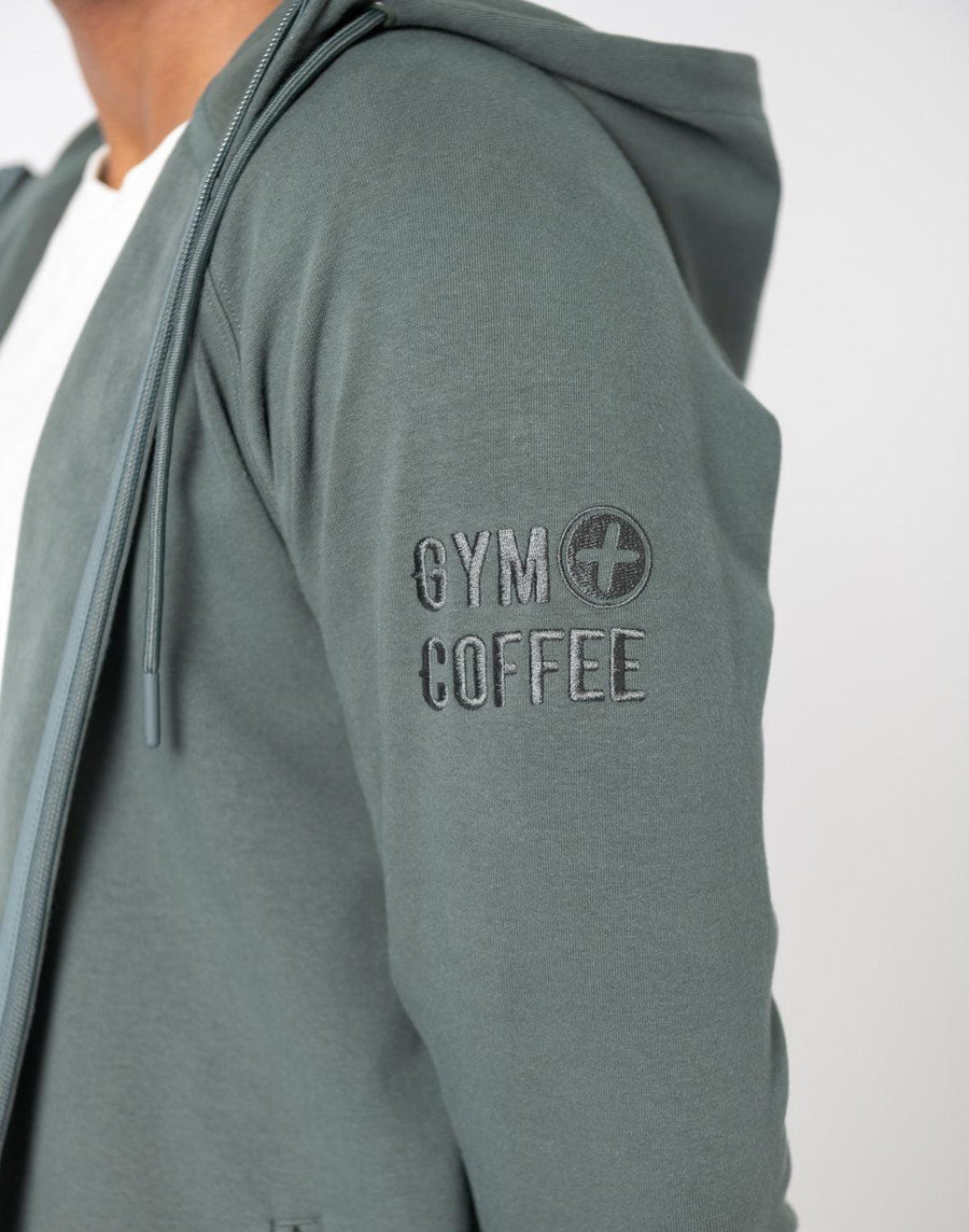 Chill Zip Hoodie in Green Smoke - Hoodies - Gym+Coffee IE