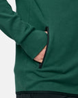 Chill Patch Zip Hoodie in Willow Green