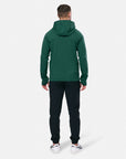 Chill Patch Zip Hoodie in Willow Green