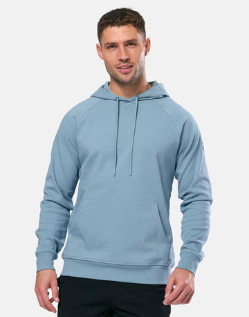 Chill Patch Hoodie in Steel Blue