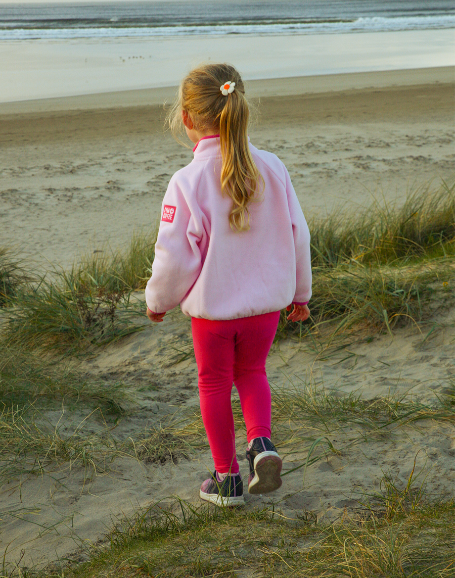 Kids Polar Fleece in Baby Pink