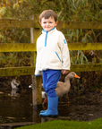 Kids Polar Fleece in Cloud White